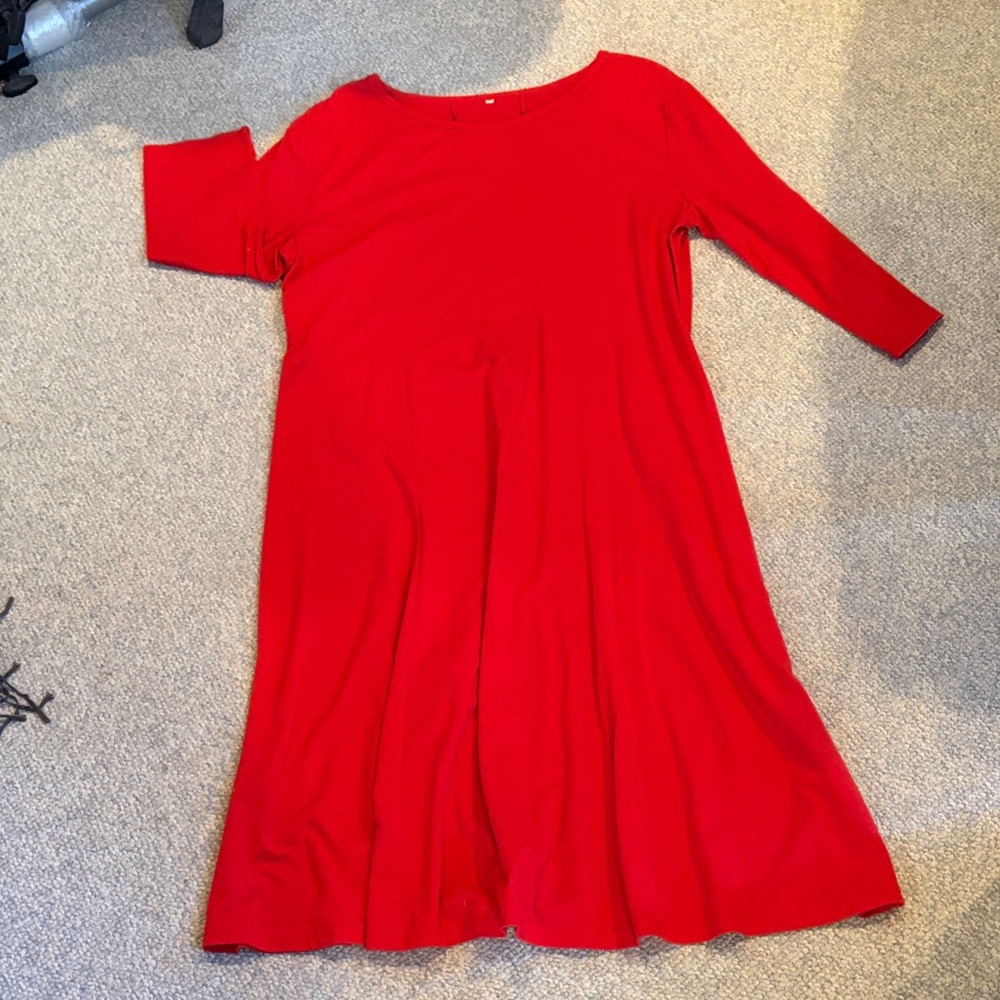 Elegant Red Women's Dress